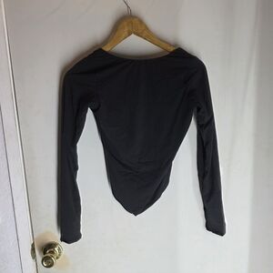 SKIMS Long-Sleeve Bodysuit with Back Cutout